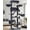 Smoky gray, variant on Multi-Level Cat Tower with 7 Sisal Posts, Large Play Platform, Cat Cave, Padded Perches, Basket, and Furry Ball