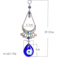 thumbnail image 3 of Colgante de ojo de diablo azul, amuleto para colgar en la pared, decoración del hogar, Luna, colgante de pared, mal de ojo, colgante de coche, forma de gota de agua Feliz Sencillez, 3 of 5
