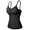 #1 Black, variant on MANIFIQUE Shapewear Camisole with Built-in Pad Bra for Women Tummy Control Seamless Compression Tank Tops