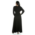 thumbnail image 3 of Women's Long Sleeve Empire Maxi Dress, 3 of 3