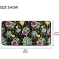 thumbnail image 7 of SKYSONIC Cactus Botanical Flowers Kitchen Mats Washable Long Floor Runner Rug Non-Slip Fatigue Area Rugs Fashion Absorbent Doormat Cushioned for Farmhouse Home Bath Indoor Outdoor Decor 39x20 in, 7 of 7