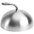 thumbnail image 3 of Raindrops Protective Dish Cover Steak Cover Silver Stainless Steel Oilproof Kitchen Use 1Pack, 3 of 8