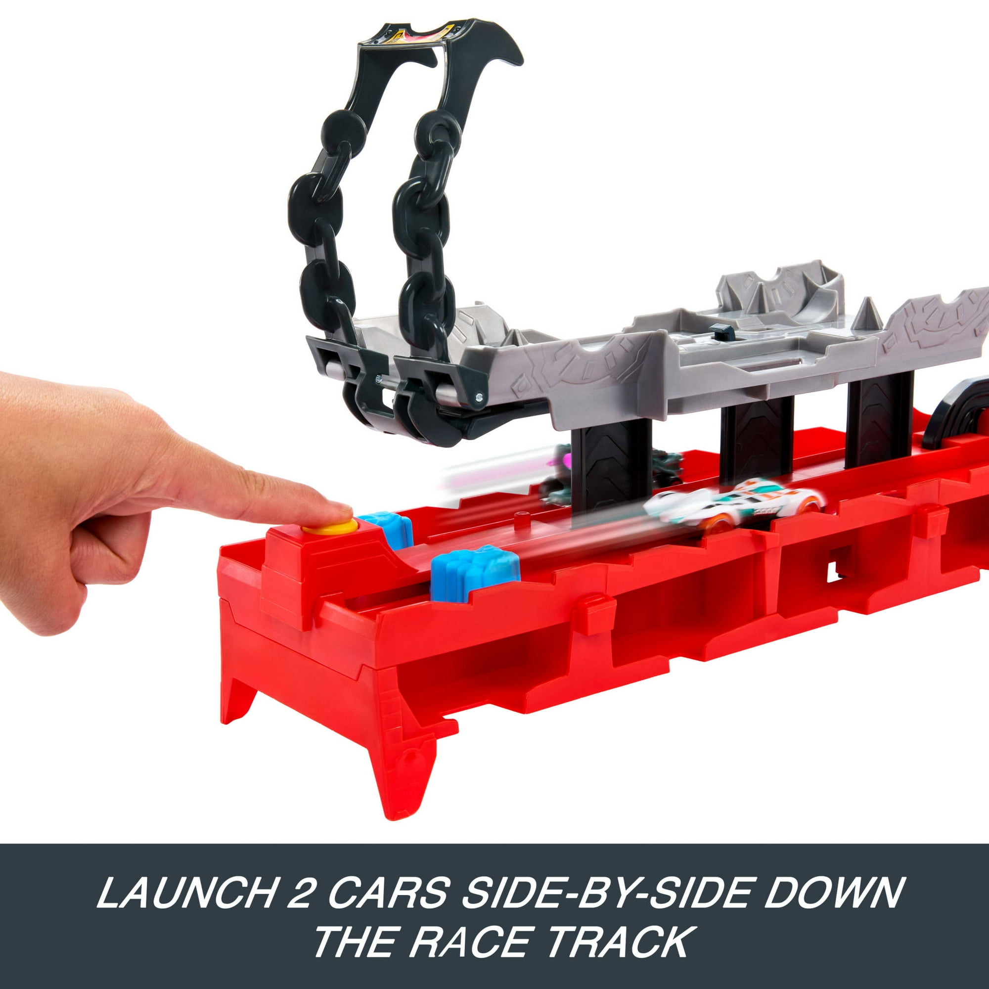 Hot Wheels City Hot Wheels Ultimate Dual Dragon Transporter & 2 1:64 Scale Toy Cars