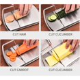 thumbnail image 3 of 1pc, Cheese Slicer, Stainless Steel Cheese Cutter With Measurements, Heavy Duty Butter Cutter, Baking Tools, Kitchen Gadgets, Kitchen Accessories, 3 of 7