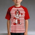 thumbnail image 4 of WOYY Boys Striped Clown Graphic Tee Short Sleeve Crew Neck T Shirt for Kids, Sizes 1-13, 4 of 4