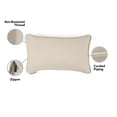 thumbnail image 3 of Covermates Throw Pillow - Weather Resistant, Full Side Zipper, LuxeGuard Collection, Sand Stripe, 3 of 6