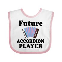 Inktastic Future Accordion Player Childs Boys or Girls Baby Bib