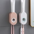 thumbnail image 3 of HOTBEST Automatic Toothpaste Squeezer ​Adhesive Toothpaste Squeezer Wall Mounted Hands-Free Toothpaste Squeezer With Toothbrush Holder Organizer For Bathroom Washroom Kitchen, 3 of 6