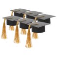 thumbnail image 3 of 6 uds sombrero de graduación cubiertas para copa sombrero de graduación cubierta copa para bebidas Topper, 3 of 4
