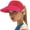 Rose Red, variant on Women's Sun Visor Hat Wide Brim Summer UPF 50+ UV Protection Visor Hat Adjustable Beach Sport Visor Cap Light Blue