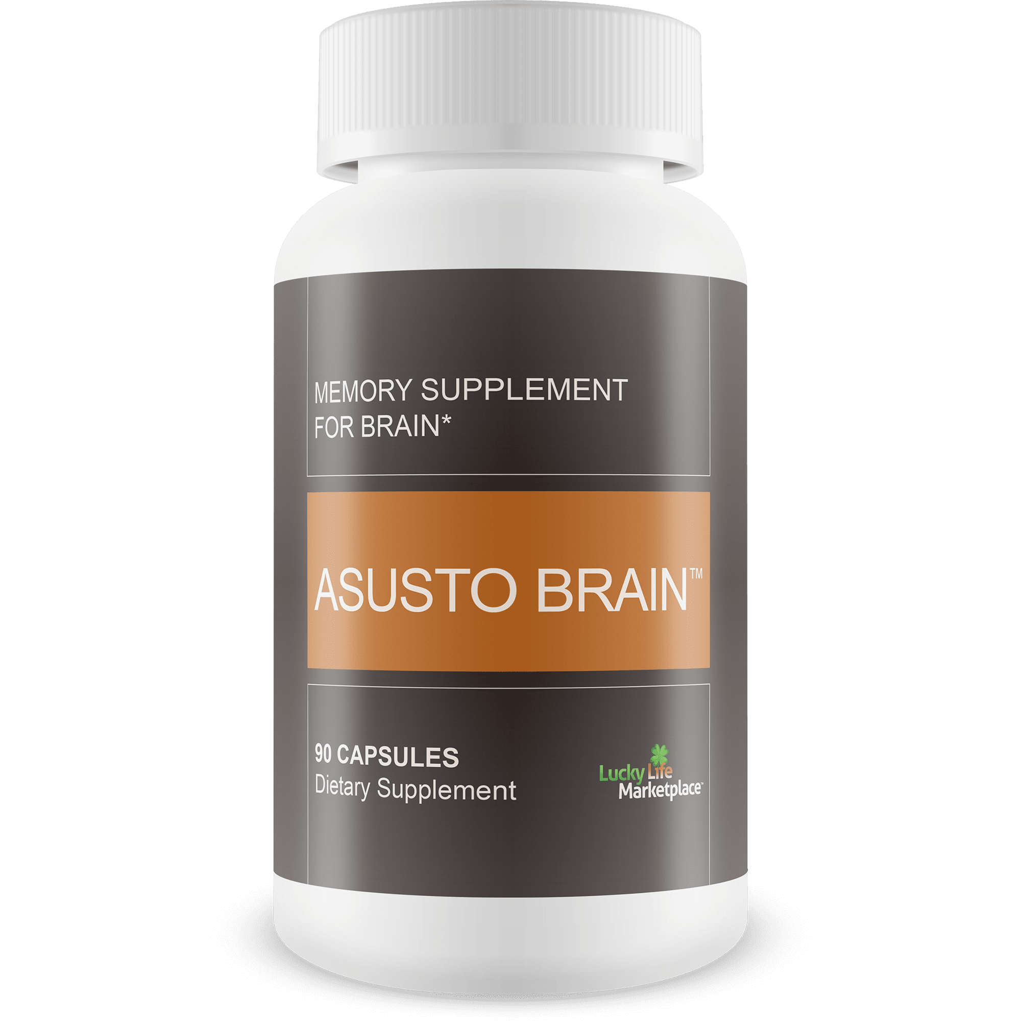 Asusto Memory Supplement for Brain - Improved Capsule Formula - Natural Brain, Memory, & Focus Support - Brain Support - Brain Supplement - Nootropic - Natural Asusto Sandalwood Improved Formula