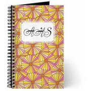 CafePress Personalized Flower Rainbow Yellow Journal