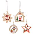 thumbnail image 1 of 12pcs Christmas Hanging Ornaments Multi Patterns Christmas Pendant Nice Gifts for Friends Families, 1 of 5