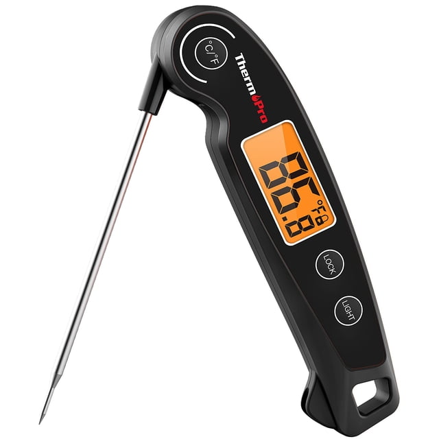Termómetro digital para carne ThermoPro TP605, resistente al agua, IPX6