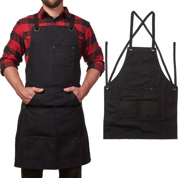 Waxed Canvas Tool Apron Professional Recommendation for Men Women Black