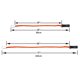 thumbnail image 2 of 2x Kayak Canoe Paddle Leash Ehuebsd Seguridad Cuerda de Amarre Espiral, 2 of 7
