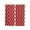 Red, variant on Red Morocco Kitchen Curtains 45 Inch Length, Geometric Moroccan National Abstract Art Rod Pocket Light Filtering Window Curtains Living Room Bedroom Curtain Drapes Cafe Curtain 42''x45''x2
