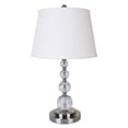 thumbnail image 1 of Ore International 6288T Crystal Table Lamp - Chrome, 1 of 1