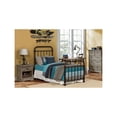 thumbnail image 3 of Pemberly Row Modern Twin Metal Spindle Panel Bed in Dark Bronze, 3 of 3