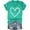 Green, variant on VgaVtl Tee Shirts for Women Plus Size V-Neck Short Sleeve Women's Tops Camping Bottoming Romantic Heart-shaped Casual Tops,Red XL