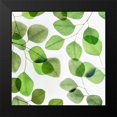 thumbnail image 2 of Poinski, Dianne 12x12 Black Modern Framed Museum Art Print Titled - Verdant Leaves 2, 2 of 5