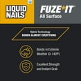 Liquid Nails FuzeIt All Surface Construction Adhesive (LN2000W), 5 oz