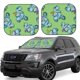 thumbnail image 1 of Balery Motorcycle Riding Dinosaur Parasol para parabrisas de coche de 2 piezas | Parasol plegable para parabrisas delantero de coche para la mayoría de sedanes-Small, 1 of 6