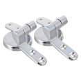 TUMALL Toilet Seat Hinge Fitting Soft Close Round Hinges Lid Fixing