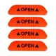 thumbnail image 3 of Cinta reflectante adhesiva de 4 Uds., tira reflectora de recordatorio a prueba de lluvia, pegatinas de apertura de puerta de coche para mascotas, Naranja Macarena pegatinas reflectantes para coches, 3 of 7