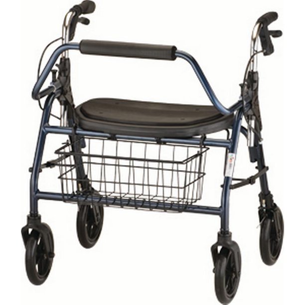 Rollator Bariatric Heavy Duty Aluminum Rolling Walker Weight Capacity