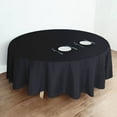 thumbnail image 2 of BalsaCircle 10 Pieces 108" Black Round Polyester Tablecloths Fabric Table Cover Linens, 2 of 9