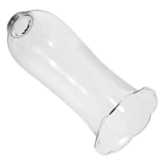 HOMEMAXS Clear Glass Hurricane Candle Holders for Taper Candles 2pcs Flower Shaped Candle Stands Open End Design for Weddings Parties Home Decor