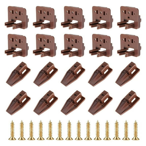 Drawer Slide Track Guides Glides,Drawer Guide for Dresser Slides for Center Mount Drawer Fit -Trak 1 Drawer Systems
