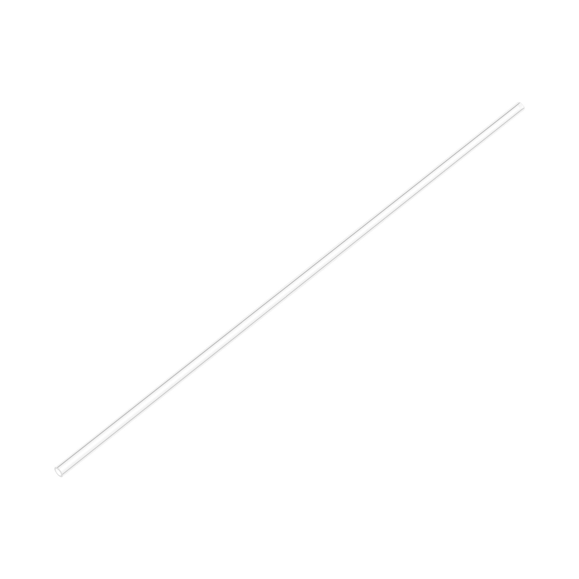 Unique Bargains Rigid Acrylic Round Tubes 0.24" ID x 0.31" OD x 19.69" L
