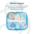 thumbnail image 3 of Bebesit Kit de Aseo para Bebé - Set de Cuidado Personal con Estuche - Color Azul - Incluye Cepillo, Peine, Tijeras, Lima, Cortaúñas y Aspirador Nasal - Ideal para el Cuidado del Bebé, 3 of 8