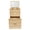 Log Color, variant on 3 Drawers Freestanding Vanity Desk Makeup Stool & Mirror Bedroom Makeup Desk Dressing Table with 220lbs(Log Color)