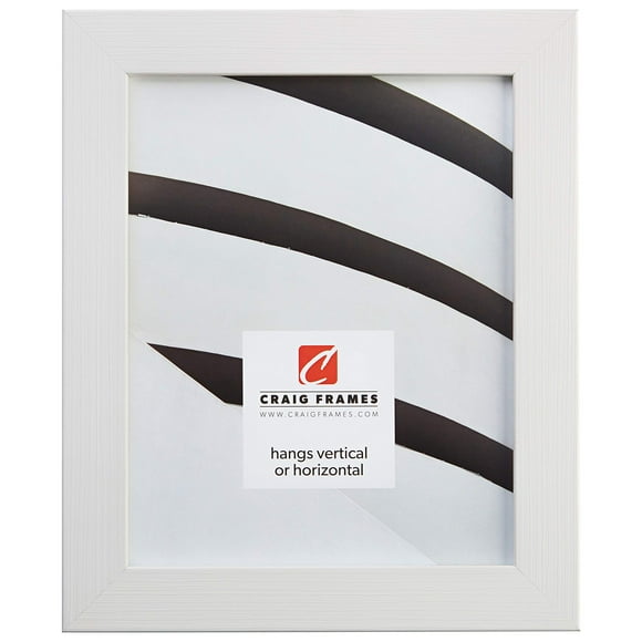 Craig Frames Bauhaus 125, 11x17 Picture Frame, Melinga White Oak