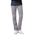 thumbnail image 2 of Pantalones Casual para Hombre Slim Fit de Pierna Recta en Gris Plata, 2 of 6