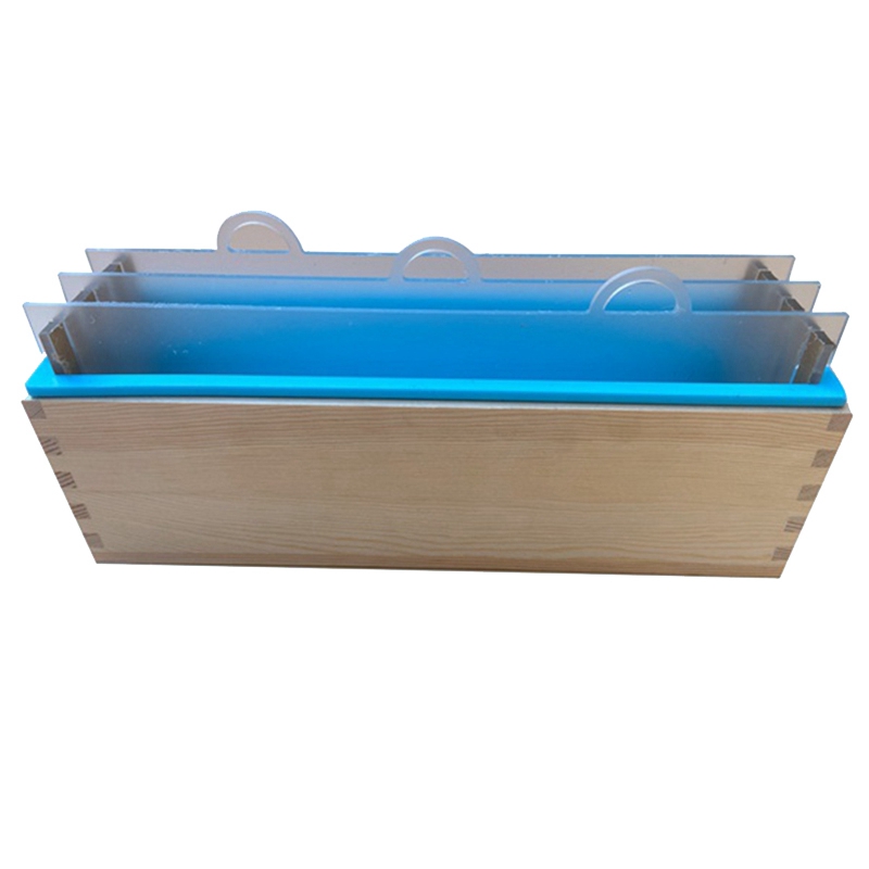 Soap Silicone Loaf Mold Dividers Acrylic Board Wood Box for DIY Soap