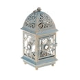 thumbnail image 1 of Candelabro Faro Clásico Europeo Perfecl Soporte de lámpara de Té Decoración Azul 10 * 21 cm, 1 of 8