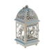 thumbnail image 1 of candeliere Forma de Faro Clásico Europeo Soporte de de lámpara de Té Decoración de Azul Macarena Sostenedor de vela del hierro labrado, 1 of 8