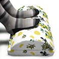 thumbnail image 3 of Botanical Foot Rest, Composition of Olives and Lemons on Trees Organic Life, Non-Slip Backing Adjustable Ergonomic Memory Foam Leg Support for Office, Pastel Yellow Green, by Ambesonne, 3 of 5