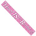 thumbnail image 1 of Apac - Pancarta Diseño Corazón Happy 18th Birthday (Rosa, Blanco), 1 of 2