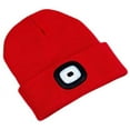 thumbnail image 5 of GRNSHTS LED Beanie Hat with Light, Unisex USB Rechargeable Knitted Lighted hat, Winter Warm Unisex Lighted Headlamp Cap for Fishing,Camping,Hunting (Red), 5 of 14