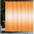 thumbnail image 4 of Ambesonne Ombre Shower Curtain, Hot Beach Summer Print, 69"Wx70"L, Orange, 4 of 5
