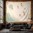 thumbnail image 6 of Ocean Waves Down with Aerial Depiction Calm Summery, Mystical Fantasy for Space Lovers, Galaxy Room Decor, Housewarming Gift, Tapestry Wall Hanging for Bedroom and Dorm, 6 of 7