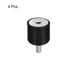 thumbnail image 3 of Rubber Mounts 4 Pack M6 Male/Female Vibration Isolator Shock Absorber D20mmxH15mm, 3 of 5