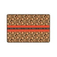 thumbnail image 4 of DouZhe Paisley Tartan Rugs Doormat, Non-Slip Machine Washable Carpets Floor Door Mat , 36" x 24", 4 of 6