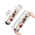 thumbnail image 4 of Naloa Floral Leopard Butterflies Ankle Socks for Women Non Slip Socks No Show Socks Classic Low Cut Casual Socks Casual Socks, 4 of 7