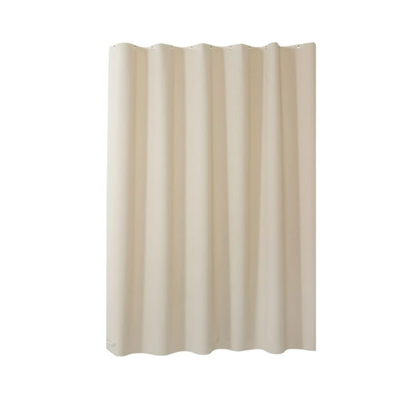 Plastic Shower Curtain, 71X71In, Lightweight & Highly Quality Waterproof, Avoid Mildews and Antibacterials(Beige)